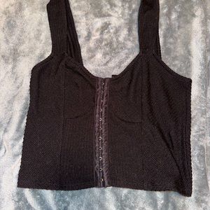 Forever 21 Tank With Clips
